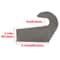 WeldOn Mounting Brackets For Pin Type Loader Pallet Forks HeavyDuty Steel Universal Fit For Backhoe 2