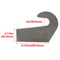 WeldOn Mounting Brackets For Pin Type Loader Pallet Forks HeavyDuty Steel Universal Fit For Backhoe 2
