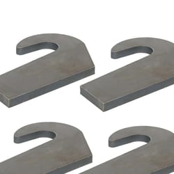 weld-on mounting brackets for pin type loader pallet forks heavy-duty steel, universal fit for backhoe loaders