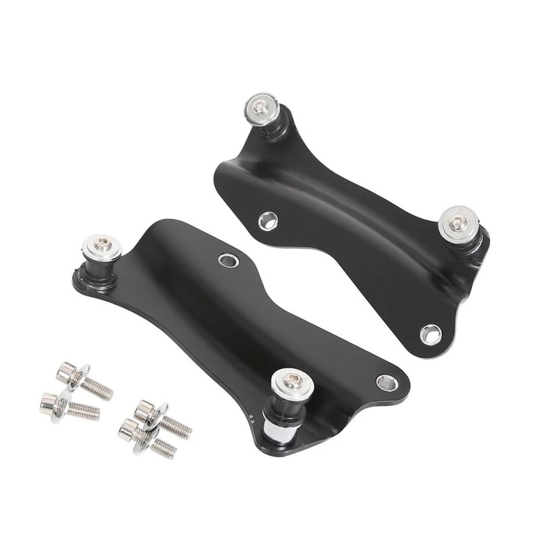 Premium Black Harley Docking Hardware Kit Touring Motorcycle Mount For Street Glide Electra Glide 5