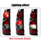 Rear Brake Tail Lights Clear Lens For Chevy Silverado HighQuality Replacement 1