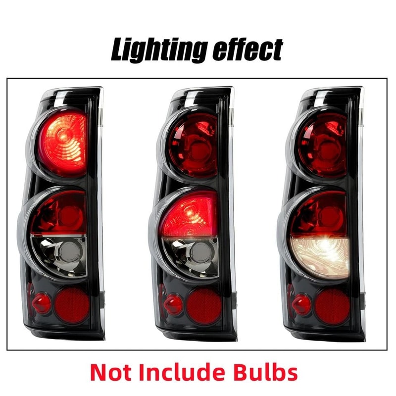 Rear Brake Tail Lights Clear Lens For Chevy Silverado HighQuality Replacement 1