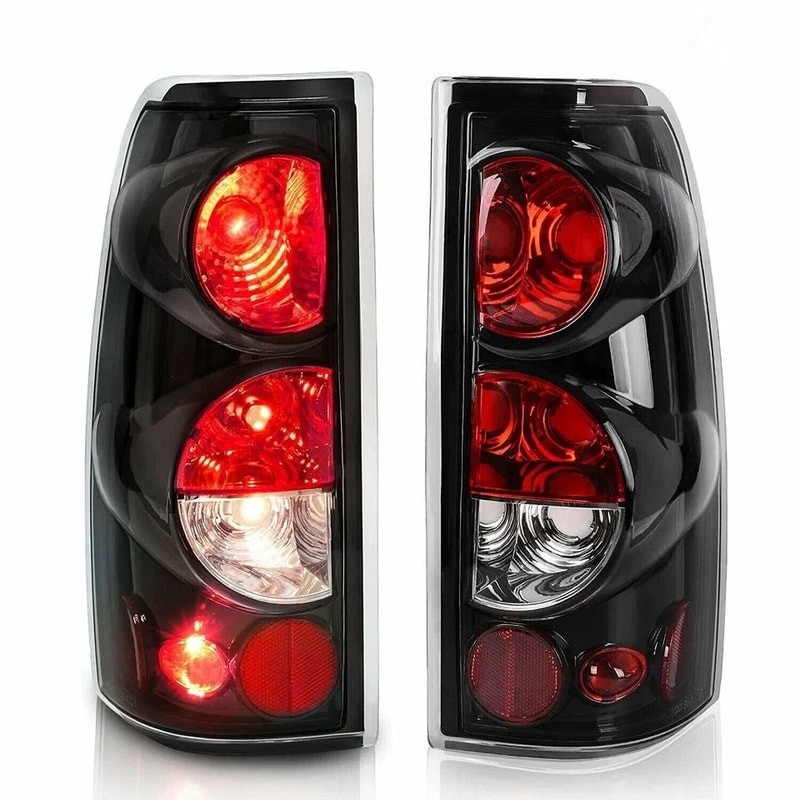 Rear Brake Tail Lights Clear Lens For Chevy Silverado HighQuality Replacement 8