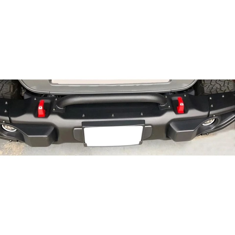 Front Bumper Grille Winch Brush Guard For Jeep Wrangler Gladiator JL HeavyDuty Protection 3