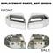 Chrome Mirror Caps Door Handle Covers For Premium Chrome Truck Accessories 4