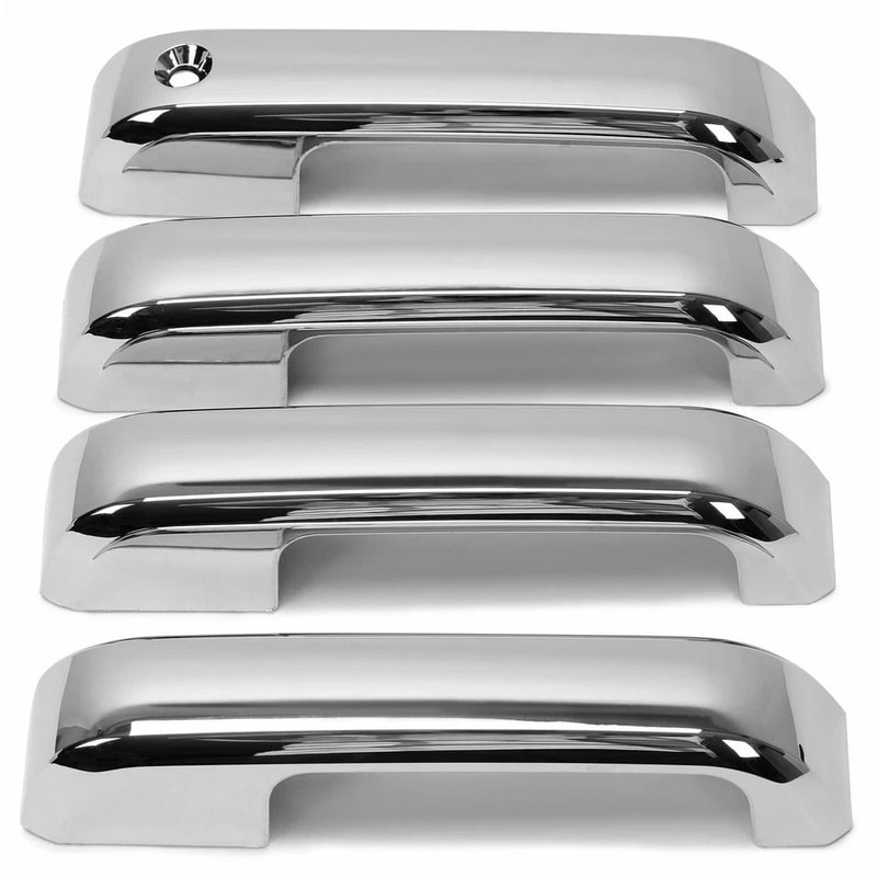 Chrome Mirror Caps Door Handle Covers For Premium Chrome Truck Accessories 0