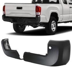 bumper end caps set for toyota tacoma rear parking aid sensor holes