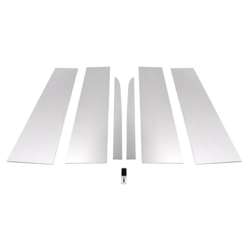 Stainless Steel Chrome Pillar Post Trim For Chevy Silverado GMC Sierra 2