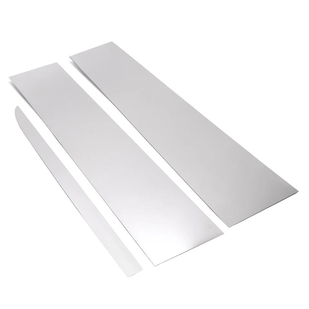 Stainless Steel Chrome Pillar Post Trim For Chevy Silverado GMC Sierra 7