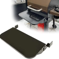 camp chef pellet grill front shelf black hardware for easy installation