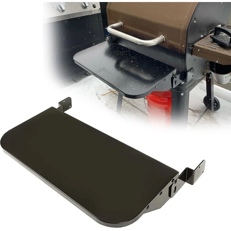 Camp Chef Pellet Grill Front Shelf Black Hardware For Easy Installation 0