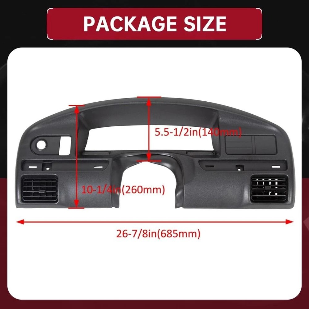 Dash Cluster Bezel Instrument Cowl For Bronco Gas Engine 2