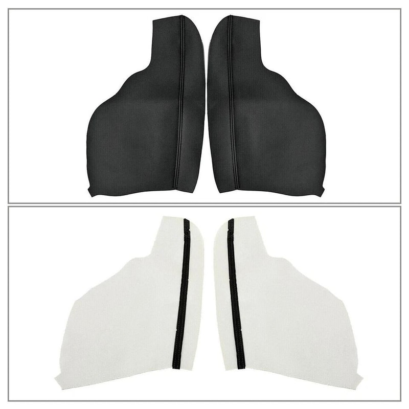 Premium Black Vinyl Armrest Covers For Honda Odyssey Door Panel 15