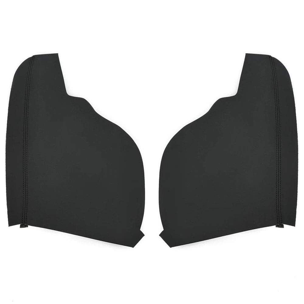 Premium Black Vinyl Armrest Covers For Honda Odyssey Door Panel 0