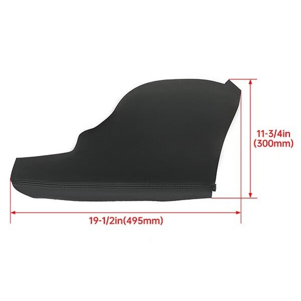 Premium Black Vinyl Armrest Covers For Honda Odyssey Door Panel 20