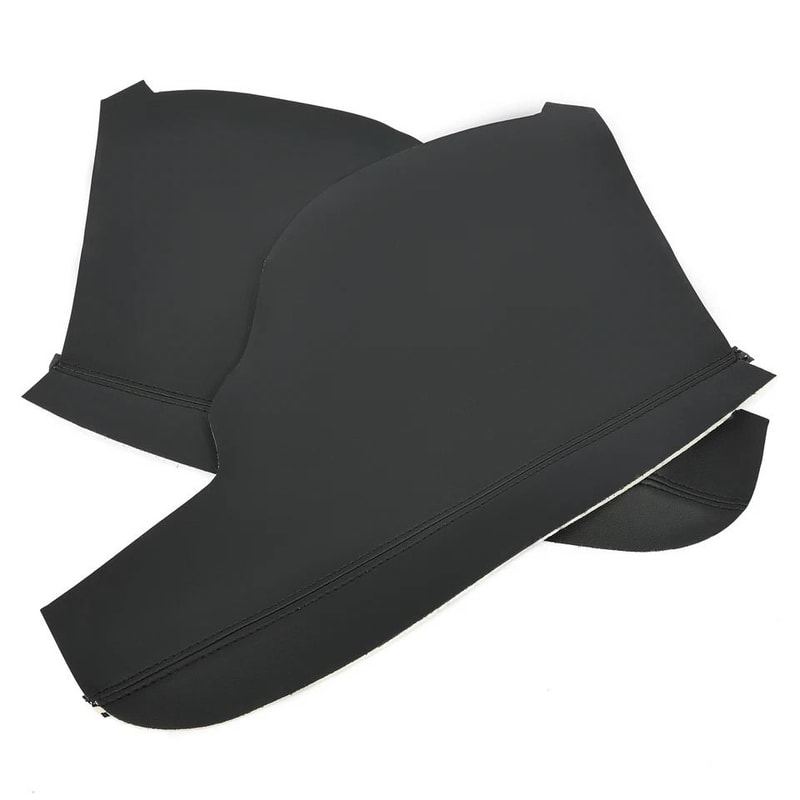 Premium Black Vinyl Armrest Covers For Honda Odyssey Door Panel 23