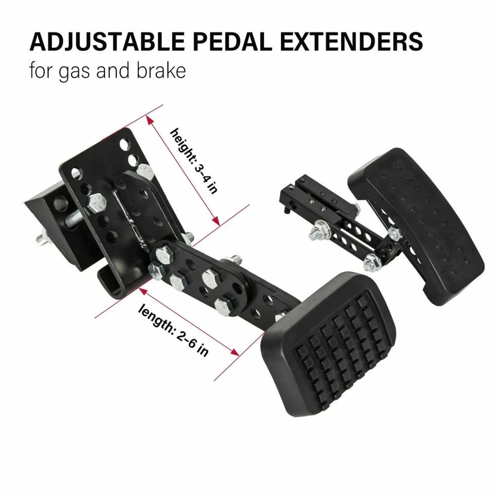Gas And Brake Pedal Extenders For Short Drivers Go Karts And Cars Adjustable Pedal Extensions For C 1