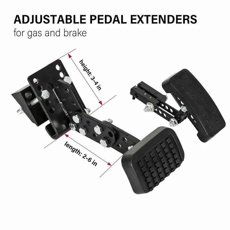 Gas And Brake Pedal Extenders For Short Drivers Go Karts And Cars Adjustable Pedal Extensions For C 1