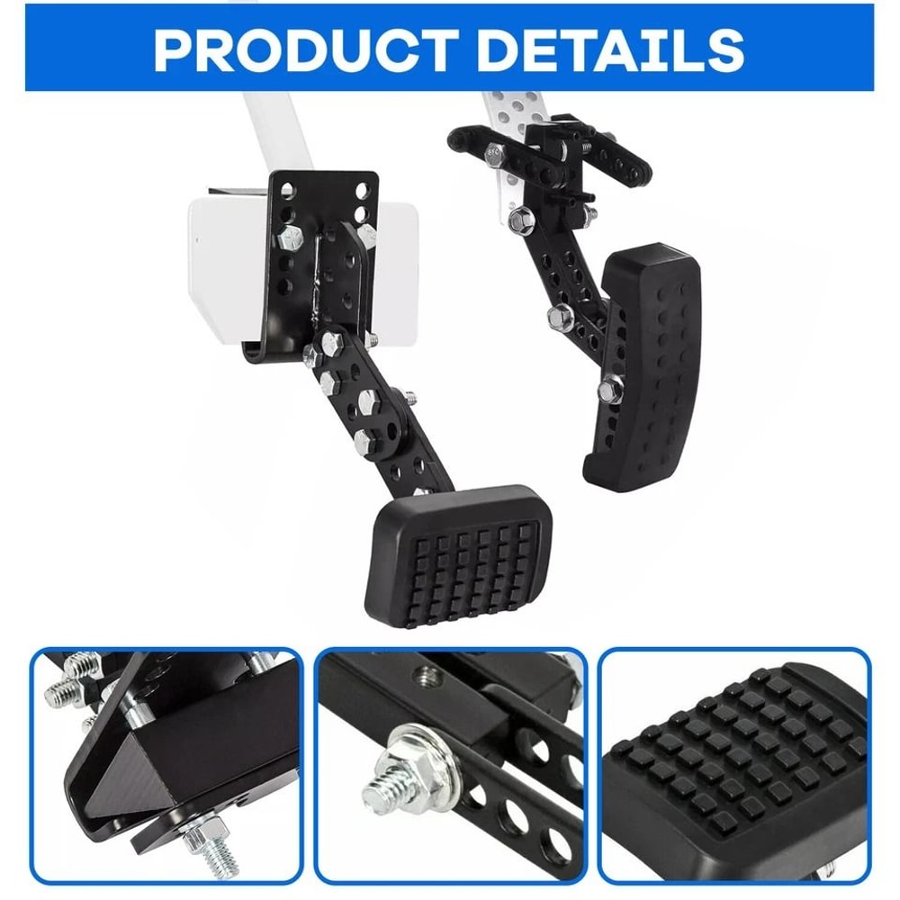 Gas And Brake Pedal Extenders For Short Drivers Go Karts And Cars Adjustable Pedal Extensions For C 4