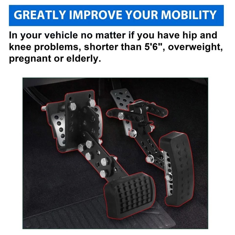 Gas And Brake Pedal Extenders For Short Drivers Go Karts And Cars Adjustable Pedal Extensions For C 6