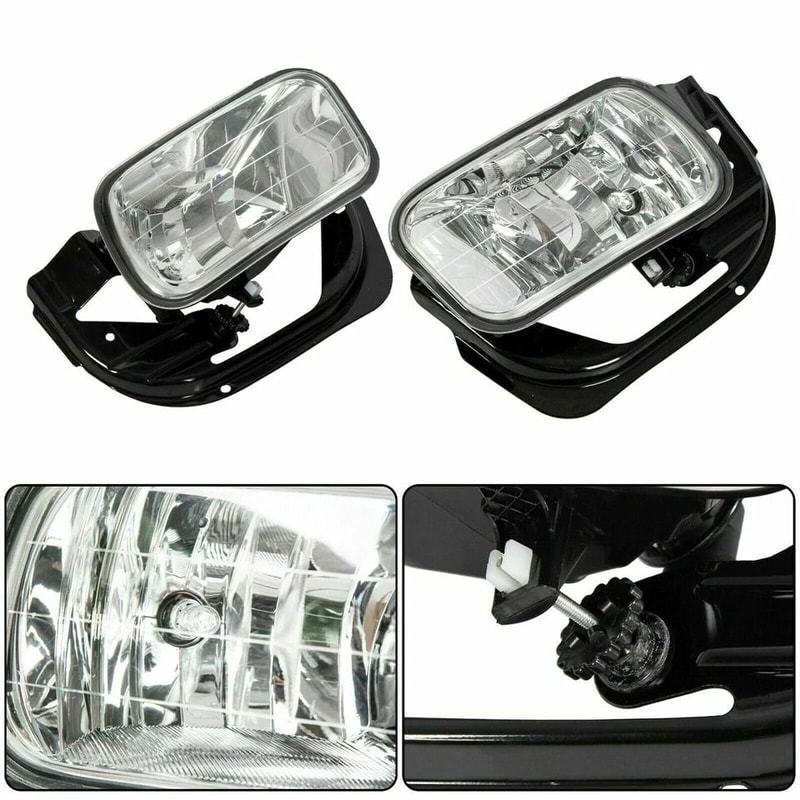 Premium Front Fog Light Replacement Set For Dodge Ram 12