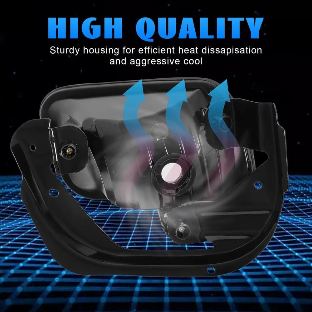 Premium Front Fog Light Replacement Set For Dodge Ram 3