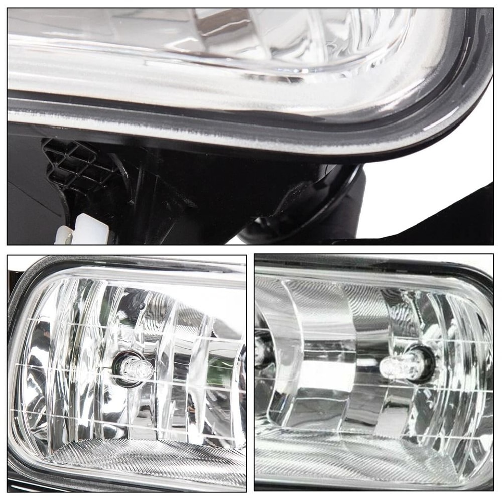 Premium Front Fog Light Replacement Set For Dodge Ram 4
