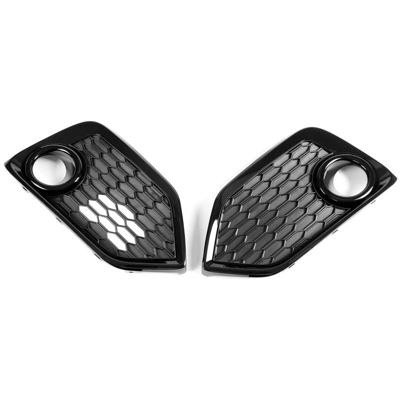 Fog Light Trim Bezel Covers For Honda Civic Hatchback LHRH Durable 8