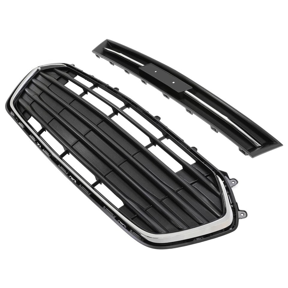 Front Bumper Upper Lower Grille Set Premium Replacement Grill For Enhanced Style 10
