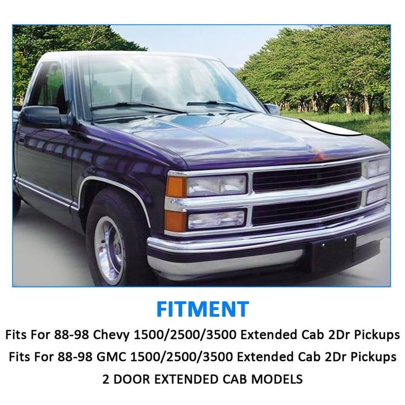 Premium Chevy GMC Rocker Panels Replacement For CK Extended Cab Trucks 2