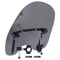 Smoke Motorcycle Windshield For Harley Road Street Glide Custom Fit 0