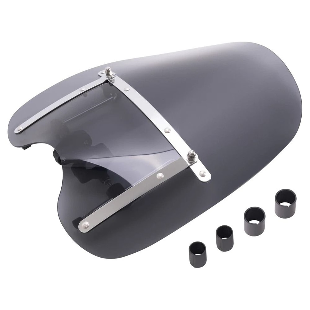 Smoke Motorcycle Windshield For Harley Road Street Glide Custom Fit 7