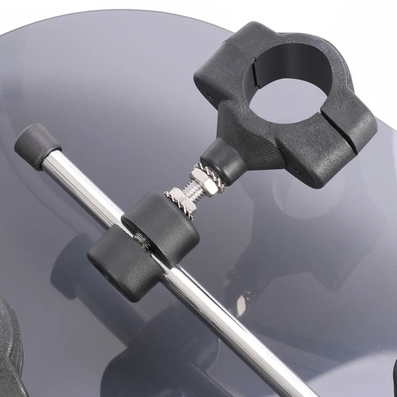 Smoke Motorcycle Windshield For Harley Road Street Glide Custom Fit 8