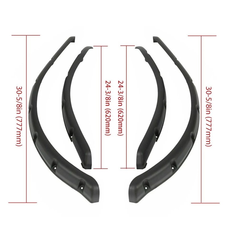 Golf Cart Fender Flares For Club Car DS With Mounting Screws 2