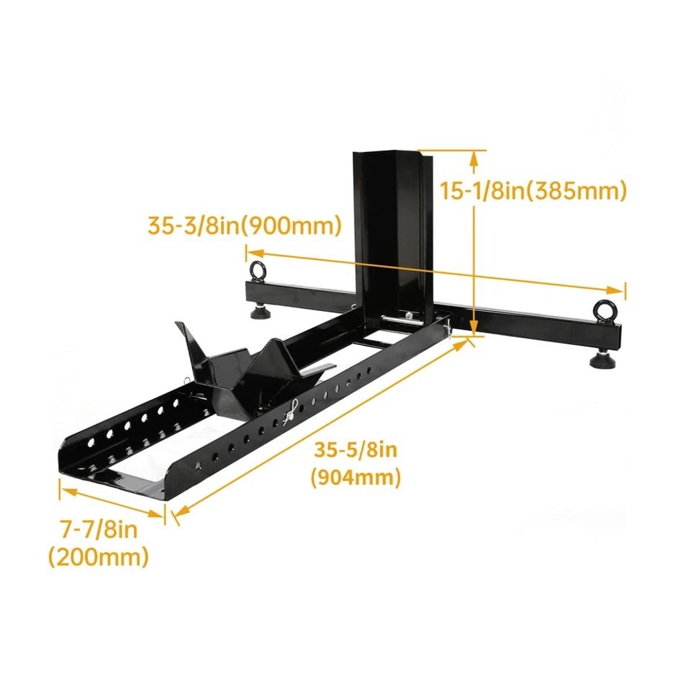 Adjustable Motorcycle Stand Wheel Chock 1