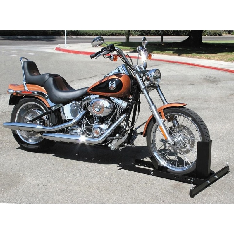 Adjustable Motorcycle Stand Wheel Chock 5