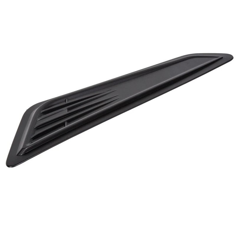 Black Bonnet Hood Vent Scoop Covers Enhance Your Rides Style 8