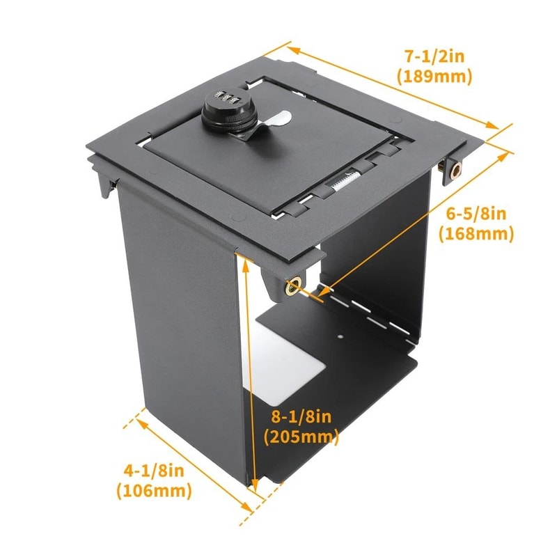 Ford Bronco Center Console Safe With Digit Password Lock Secure Storage Lock Box 1