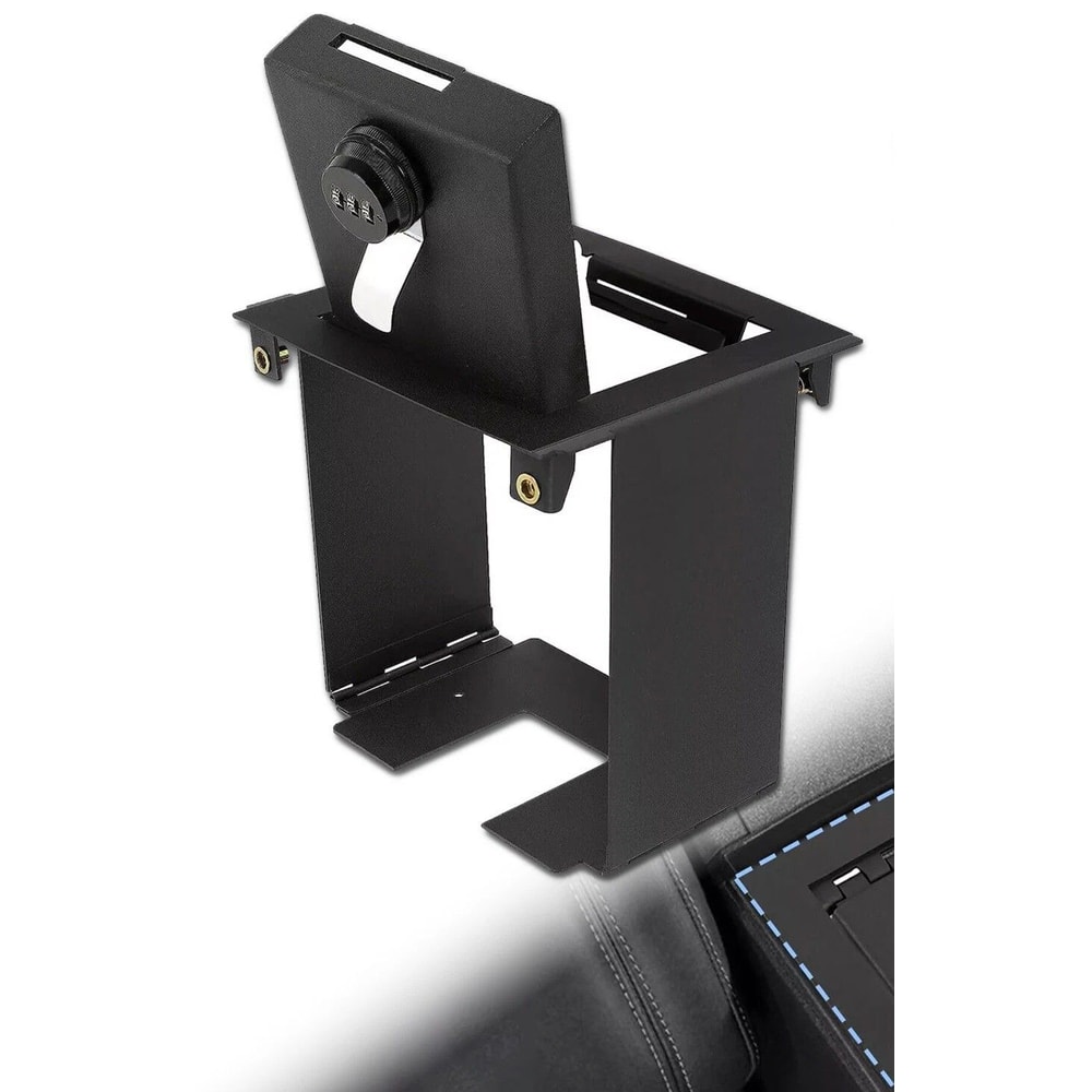 Ford Bronco Center Console Safe With Digit Password Lock Secure Storage Lock Box 0