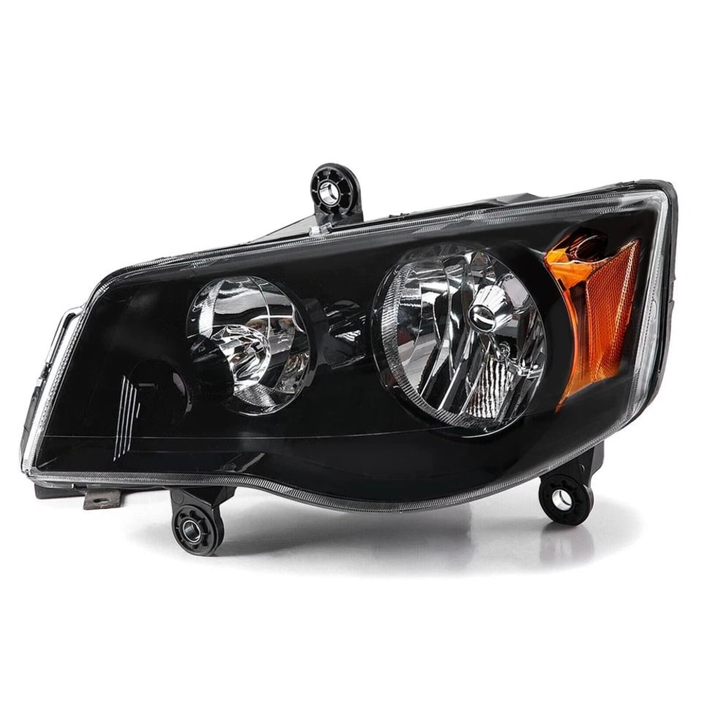 Premium Driver Side Headlight Assembly For Chrysler Town Country Dodge Grand Caravan Replacement 8