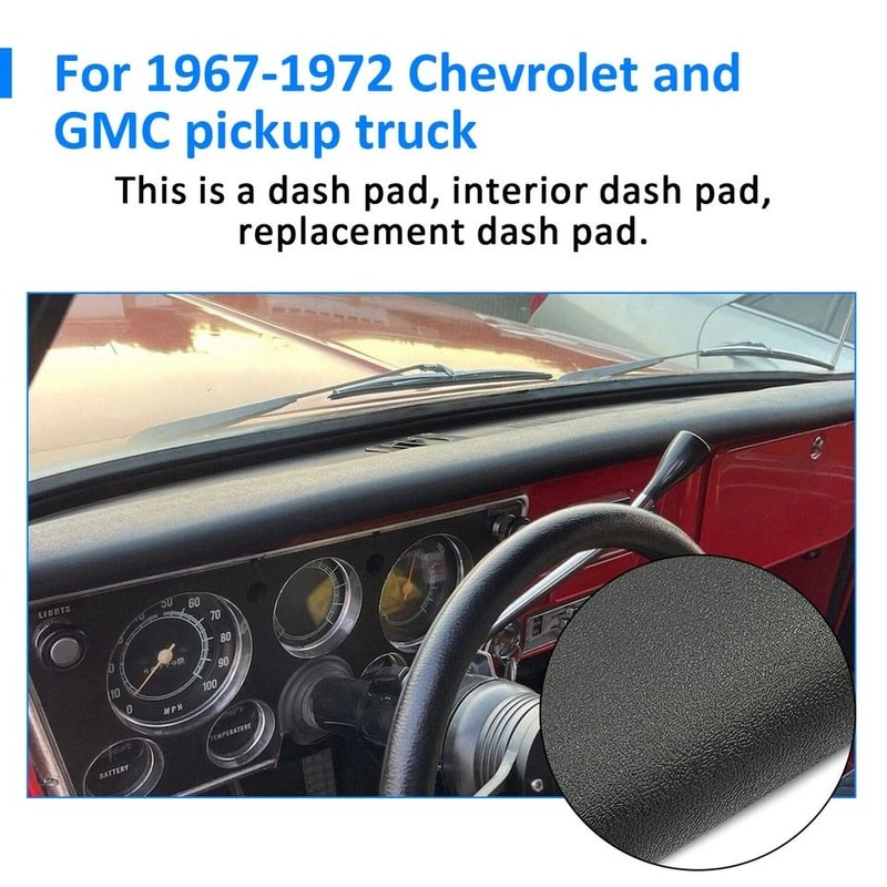 Blazer Black Interior Dash Pad Cover 5