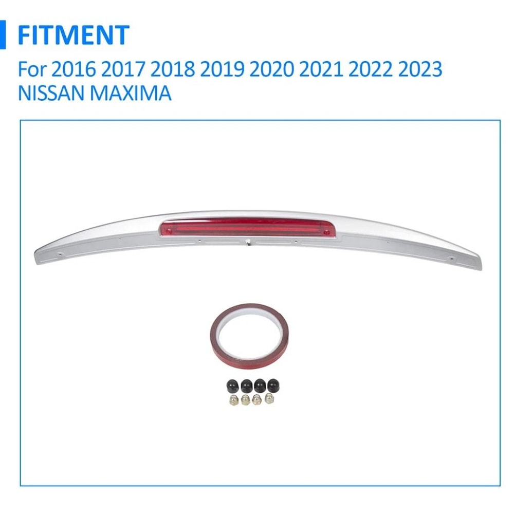 Maxima Factory Style Rear Spoiler With LED Lights 3