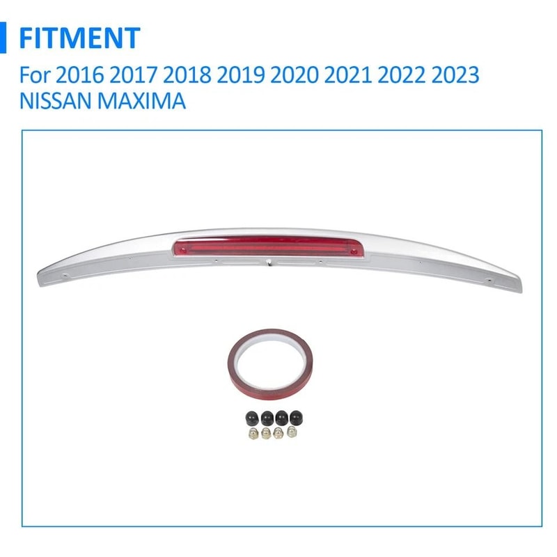 Maxima Factory Style Rear Spoiler With LED Lights 3