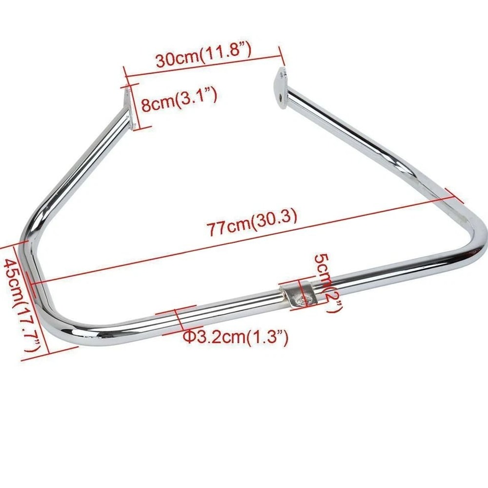 Chrome Harley Touring Crash Bar Engine Guard Highway Bar For Road King 2