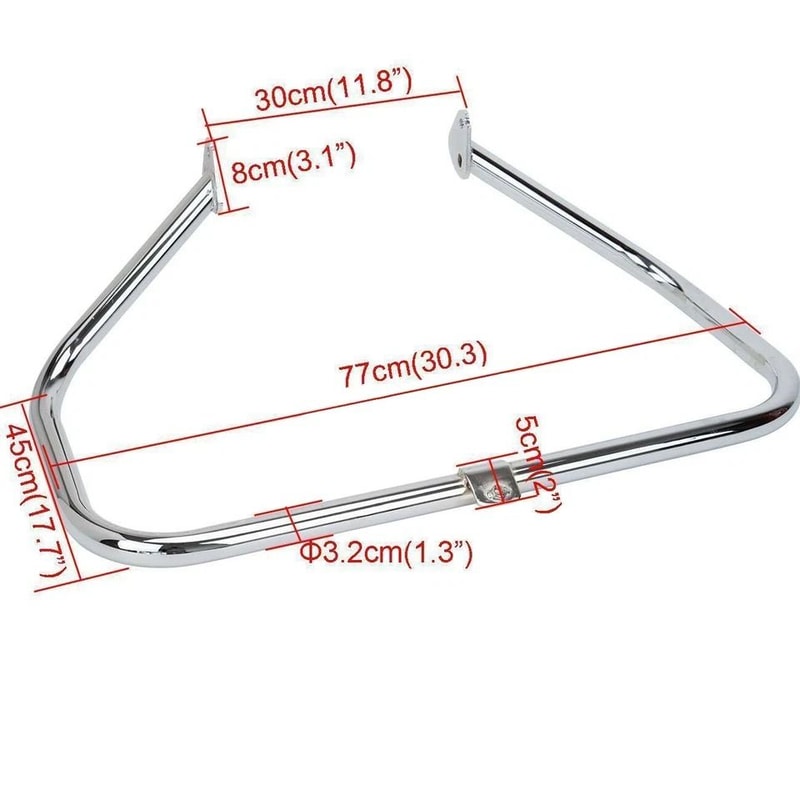 Chrome Harley Touring Crash Bar Engine Guard Highway Bar For Road King 2