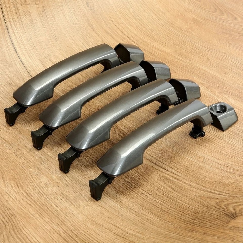 New Gray Painted Door Handles For Toyota Tundra Sequoia Durable Replacement 5