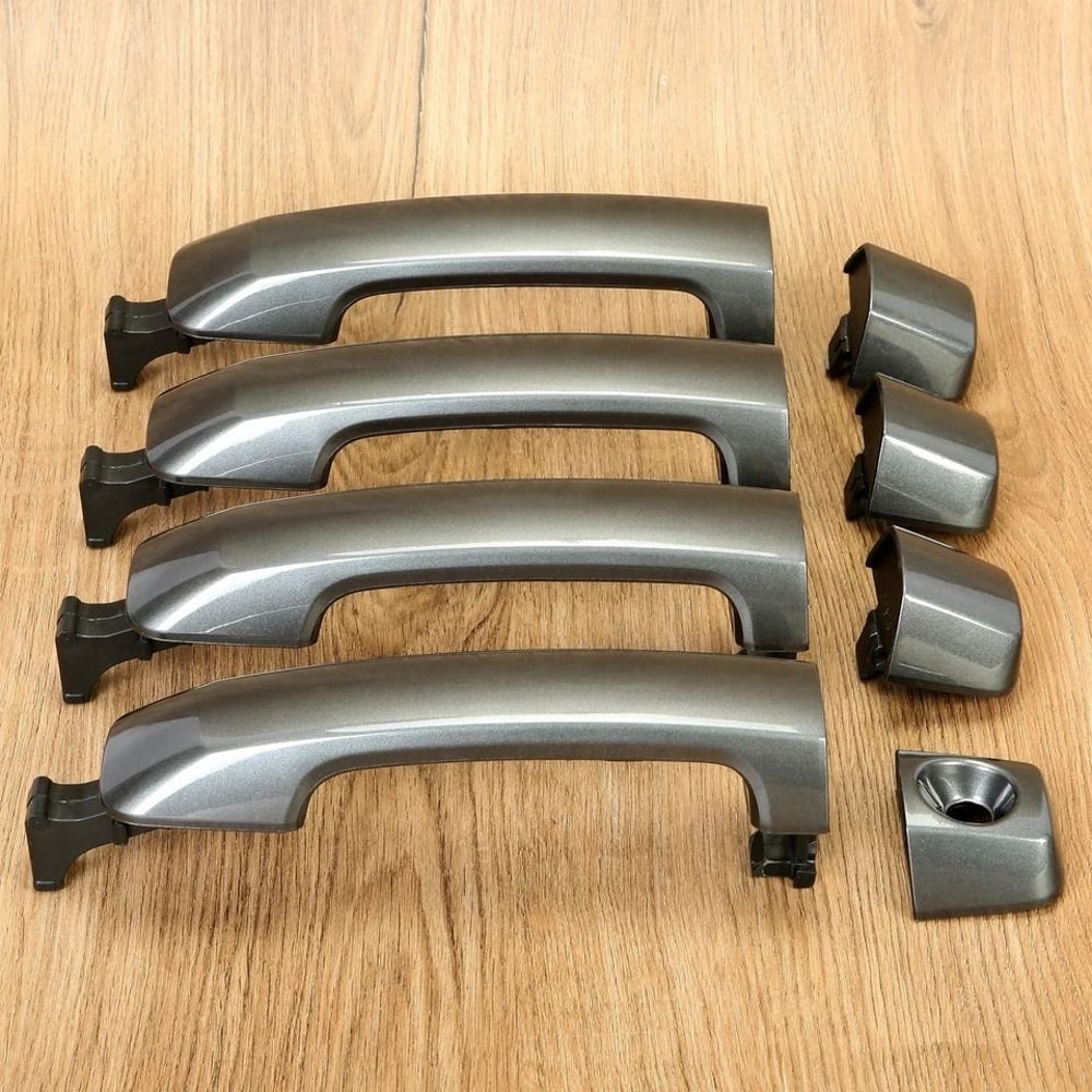New Gray Painted Door Handles For Toyota Tundra Sequoia Durable Replacement 6