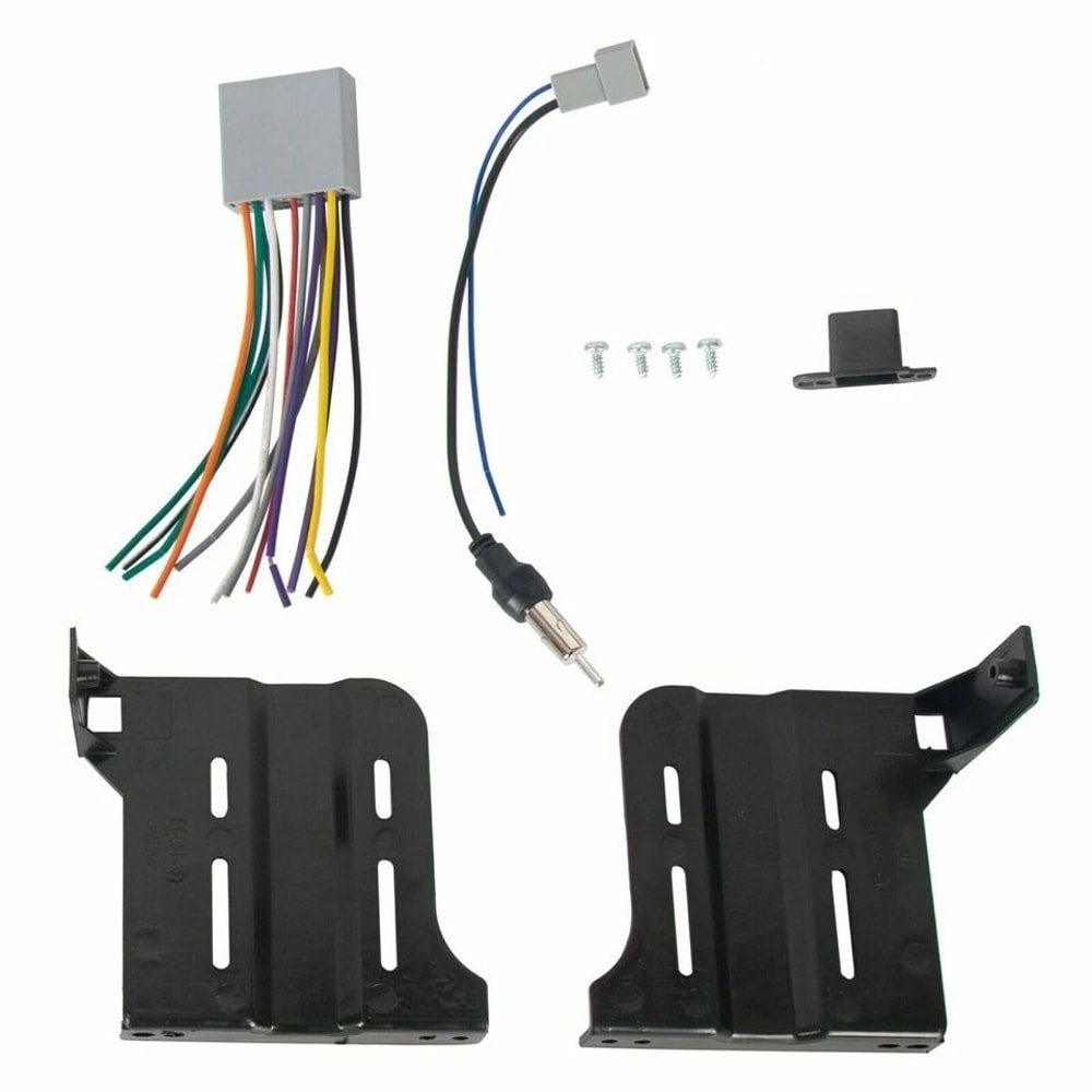 Double Din Radio Dash Kit With Wiring Harness For Honda Civic Easy Installation Perfect Fit 1