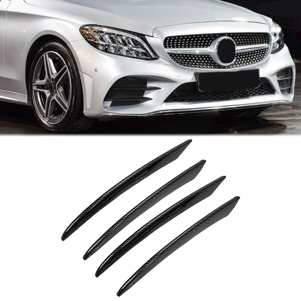 Front Air Vent Cover Trim For MercedesBenz CClass Carbon Fiber Style 0