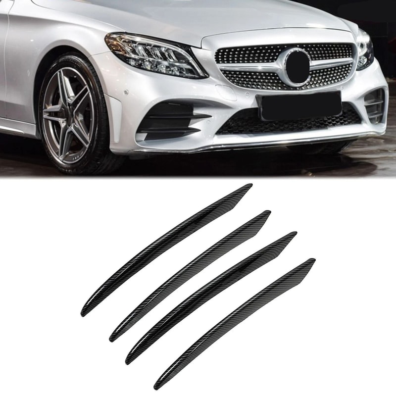 Front Air Vent Cover Trim For MercedesBenz CClass Carbon Fiber Style 0